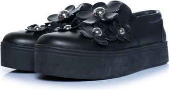 Marc Jacobs Marc Jacobs, Floral instappers in zwart