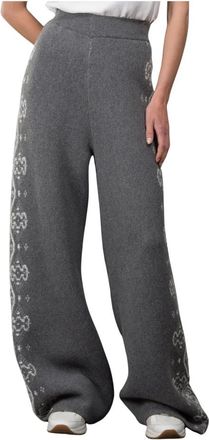 Moorer Pantaloni a gamba larga Divya - - Trousers - Donna - Grigio - XS