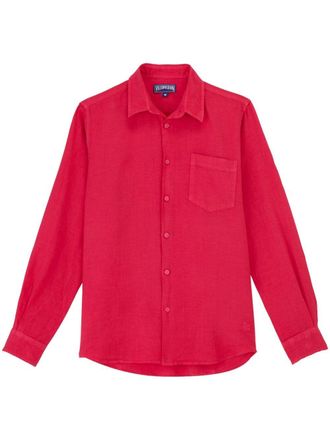 Vilebrequin Camicia con ricamo - Rosso
