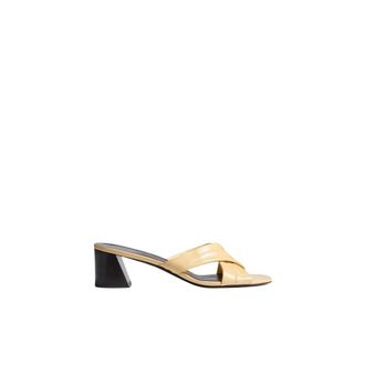 Khaite Heeled Mules, female, Beige, Size: 10 US Liria Sandal 55