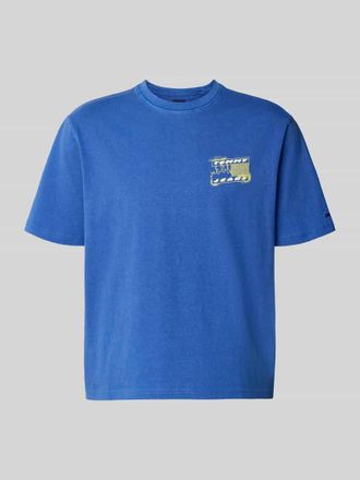 Tommy Jeans Regular Fit T-Shirt ausreiner Baumwolle Modell 90s in Royal, Gr&ouml;&szlig;e XXL