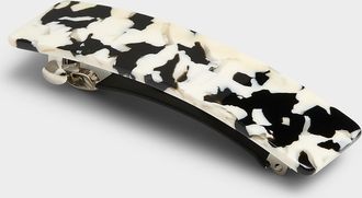 Simons Womens Rectangular tortoiseshell barrette