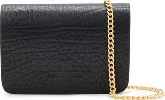 AllSaints The Honore Leather Cardholder in Black at Nordstrom