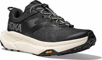 Hoka One One Mens Transport Everyday Running Shoes In Black/alabaster