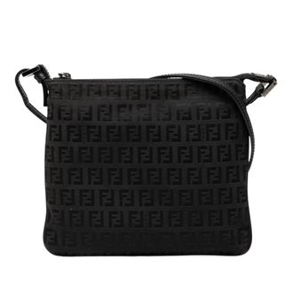 Fendi Tweedehands Zucchino Canvas Schoudertas