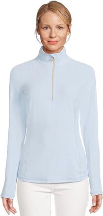 Lilly Pulitzer Justine Half Zip Upf 50+ Womens Jacket Bluette : XXS, Nylon/Spandex