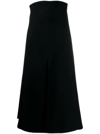 Ellery super high waisted a-line skirt - women - Polyester - 36 - Black