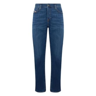 Diesel Slim-fit Jeans, male, Blue, Size: W34 Denim Trousers
