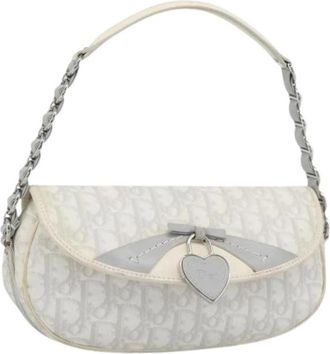 Dior Pre-owned Plastic Shoulder Bag - Dames - Vintage Schoudertas - Wit - ONE Size - Leer - Vintage