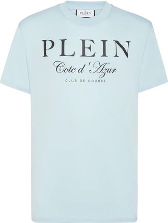 Philipp Plein Club The Course T-shirt - men - Cotton - XXXL - Blue