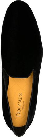 Doucal's Velvet Loafer - Black