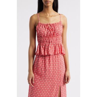 Rip Curl Cala Mayor Camisole in Red at Nordstrom, Size Small