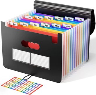 OEM Organizador De Documentos Resistente Tipo Acorde&oacute;n Con M&aacute;xima Protecci&oacute;n, Capacidad Ampliable, Apto Para Documentos A4, Respetuoso Con El Medio Ambien