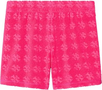 Tory Burch Shorts con effetto jacquard - Rosa