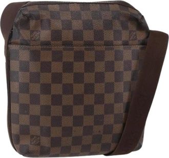 Louis Vuitton Pre-owned Cross Body Bags, female, Brown, Size: ONE SIZE Pre-owned Canvas Cross Body Bag