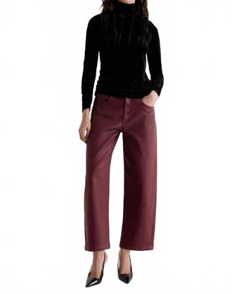AG - Adriano Goldschmied Hattie Winery Pants In Red