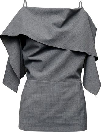Maison Margiela Top Grigio-Donna