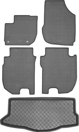 OEM Juego De Alfombrillas De Goma Para Coche Y Alfombrilla Para Maletero Para Honda Jazz Hatchback A Partir De 2020