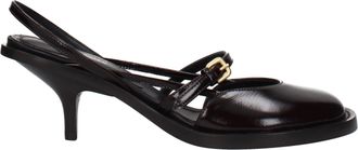 Dries Van Noten Brown Leather Platform Womens Sandals