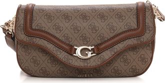 Guess Borsa a spalla Dea flap Marroncino Guess Donna