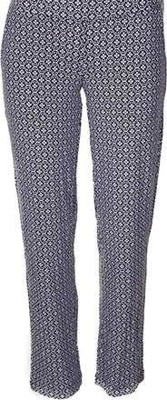 Alfani Womens Geo-Printed Knit Slim Pajama Pants In Mod Clover