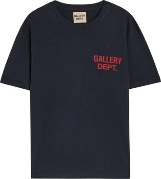 Gallery Dept. Logo-print Cotton T-shirt - Black - XL