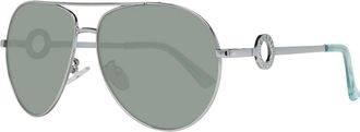 Guess Zilveren Vrouwen Aviator Zonnebril - Dames - Zonnebrillen - Grijs - ONE Size - Accessoires