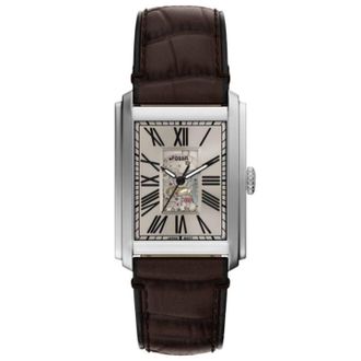 Fossil Mens Carraway White Dial Watch