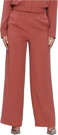 Lina Locchi Broeken, Dames, Oranje, XL, Ll-Albertina Wijde Broek