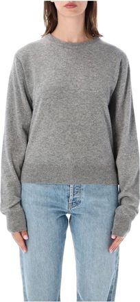 Extreme Cashmere March Crewneck Light - female - Extreme Cashmere - Cashmere Knitwear - Gray - ONE SIZE - Knitwear