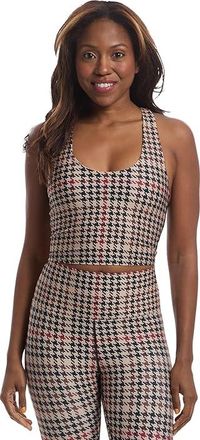 Beach Riot Yara Top Womens Lingerie Midnight Houndstooth : SM, Polyester/Spandex