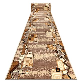 RugsX RugsX Bcf Szlaczek Runner in Beige | Size: 200 cm x 360 cm