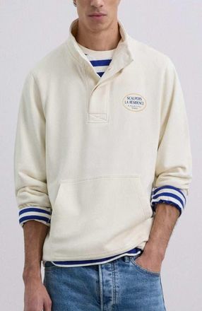 Scalpers Residencehighneck Sweater in Cream at Nordstrom, Size Xx-Large Eu