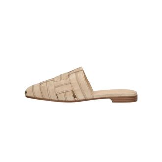 Stefano Lauran Slip-on Mules - Dames - Schoenen - Beige - Maat: 42 EU Leer