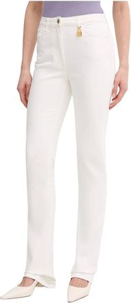 Elisabetta Franchi Donna, Jeans, Bianco, W25, new