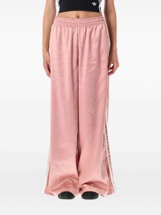 adidas Trainingsbroek met verstelbare taille en drie strepen - Roze