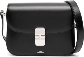 A.P.C. small Grace leather bag - women - Calf Leather - OS - Black