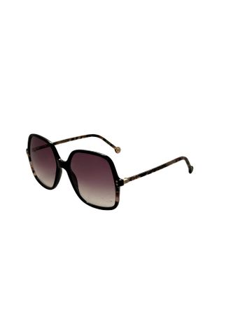 Carolina Herrera Womens 56 mm Black Havana Sunglasses
