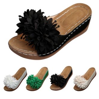 Generic Womens Recovery Sandals with Comfortable Plantar Fasciitis Arch Support Orthotic Open Toe Sport Sliders Breathable Comfortable Slip On Sandals Arch Su