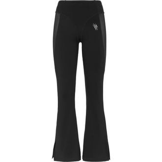 Plein Sport Jogging Flare Leggings in Black at Nordstrom, Size X-Small