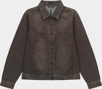 Rta Men & apos;s Valentiano Boxy-Fit Denim Jacket