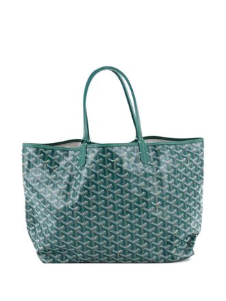 Goyard Saint Louis Printed Coated Canvas PM tote bag - women - Fabric - One Size - Green