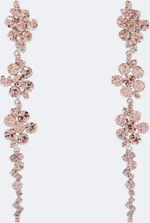 Simone Rocha Floral crystal-embellished drop earrings