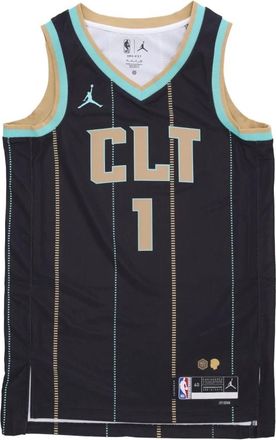 Nike Jordan City Edition Basketball Jersey - Heren - Fitness - Zwart - XL - Polyester - Fitness