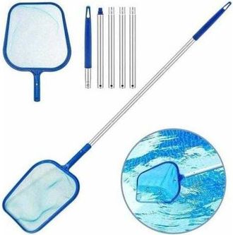 OEM Recogedor De Hojas Para Piscinas, Kit De Limpieza De Hojas, Red Para Piscinas Con Mango Telesc&oacute;pico De 120 Cm, Red De Malla Fina Para Recoger Hojas En