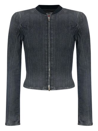 Diesel De-Gary-D zip-front jacket - women - Cotton - S - Black