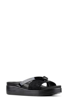 Donald J Pliner Farrah Platform Wedge Sandal in Black at Nordstrom Rack, Size 9.5
