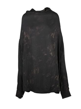 Vivienne Westwood Black Viscose Fold Blouse