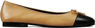 Tory Burch Tory Burch Womens Toe Ballet Flats in Ginger Black - Size UK 7