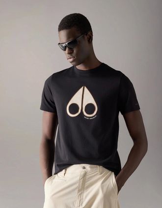 Moose Knuckles Mens Moose Knuckles Tandem Mens T-Shirt - Black 292 - Size: 38